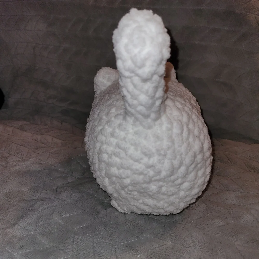 White Crochet Plush Cat Stuffed Animal Toy Cute Kitten Plushie Gift Kids‎ Kawaii